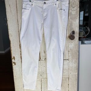 Cabi white skinny jeans (size 14) never worn, no tag